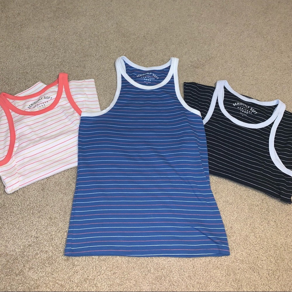 SET OF 3 HALTER TANK TOPS